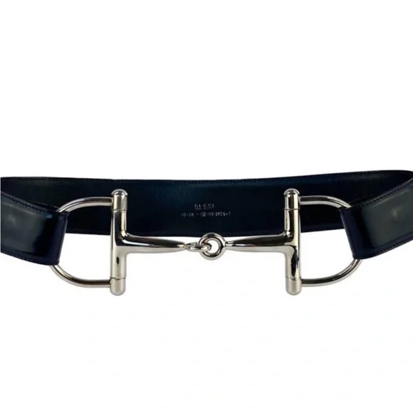 Gucci | Accessories | Gucci Silver And Black Horsebit Belt Tom